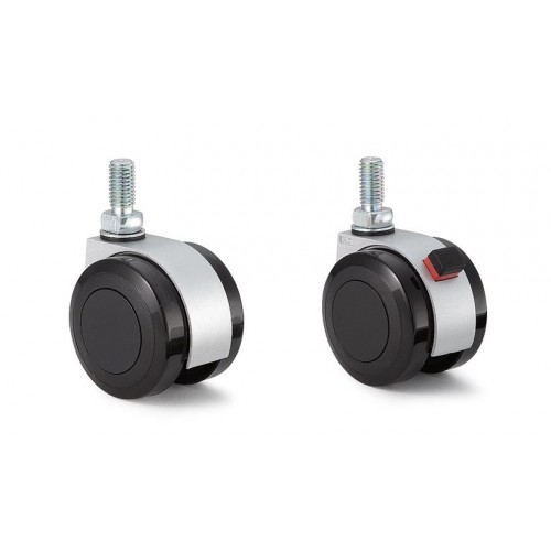 Twin Wheel Caster (Threaded Bolt Type)